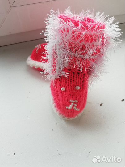 Носки и пинетки вязаные