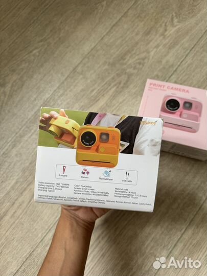 Детский фотоаппарат моментальной печати