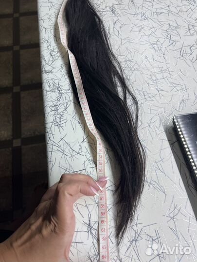 Волосы для наращивания натуральные бу 60см