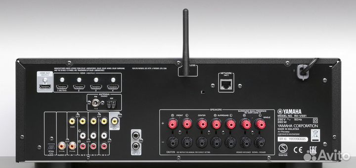 Yamaha RX-V581 Atmos,Bluetooth,4К,Wi-Fi,Arc