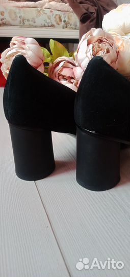 Туфли замшевые