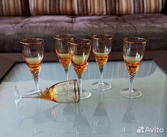 Фужеры Bohemia Чехословакия