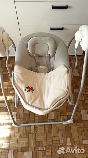 Детские электронные качели для новорожденных