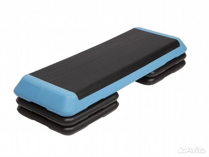 Степ платформа 3-х уровневая обрезиненная профи