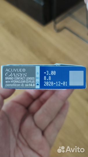 Линзы acuvue oasys -3