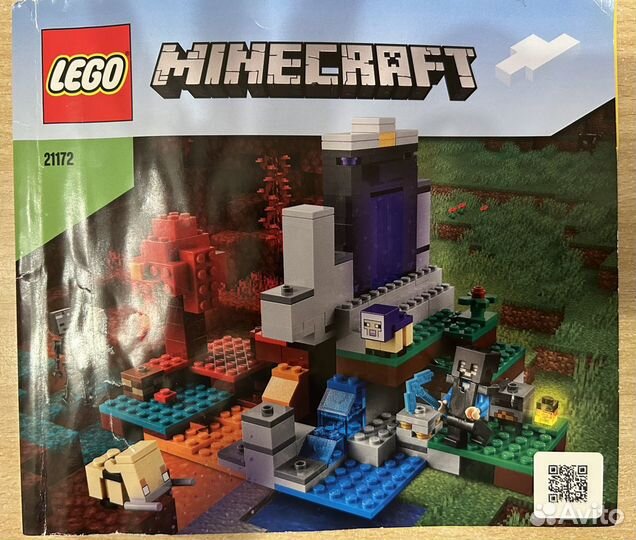 Lego minecraft 21151, 21172, ночник, книга оригина