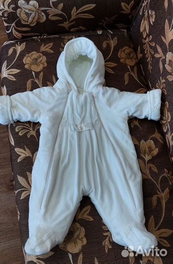 Флисовый комбинезон 74 для девочки