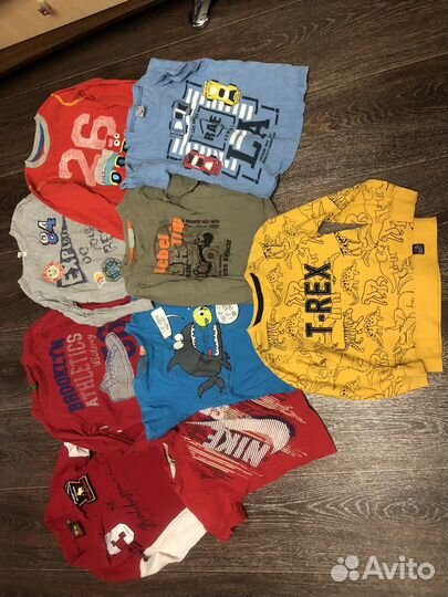 Большой пакет вещей на мальчика 98