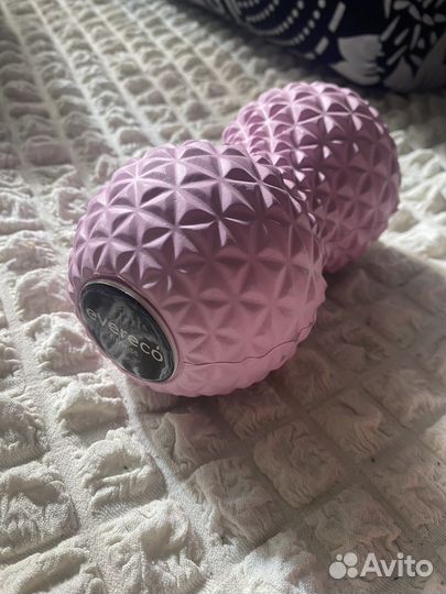 Мячик массажный двойной для йоги, пилатеса, мфр