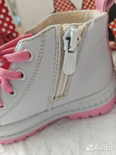Ботинки демисезонные для девочки Дисней