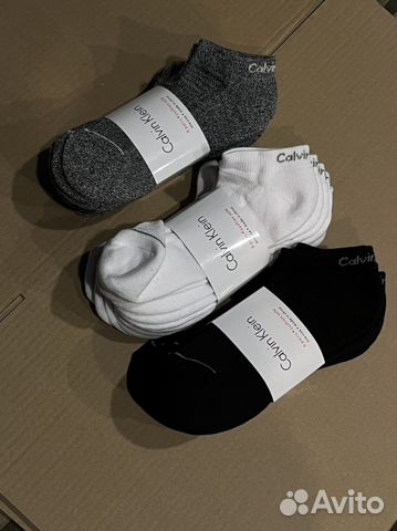 Носки calvin klein оригинал упаковка (6 пар)