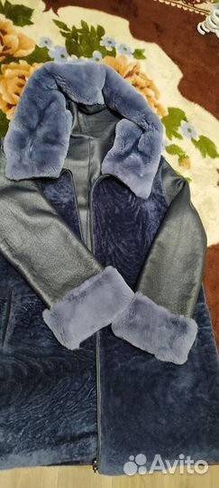 Дубленка натуральная женская 54 размер