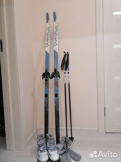 Лыжи беговые детские 150 с ботинками