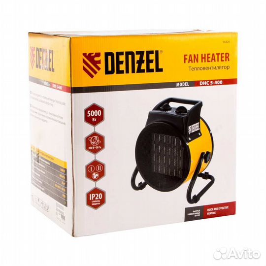 Тепловая пушка, керам. 5кВт, S обогрева-50м2