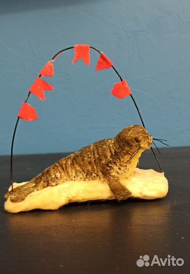 Ватные елочные игрушки