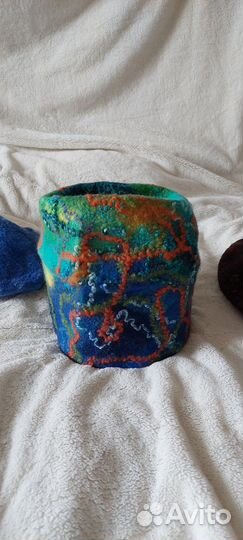 Шапка валяная из итальянской шерсти