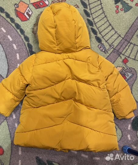 Зимняя куртка Zara baby 80