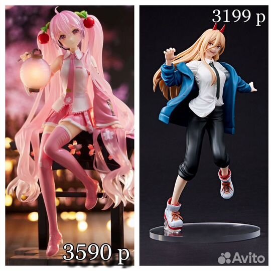 Аниме фигурки Мику и другие оригиналы