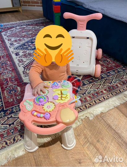 Ходунки детские, каталка, стол. 3 в 1