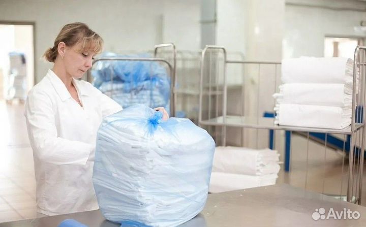 Упаковщица постельного для ржд. Не вахта