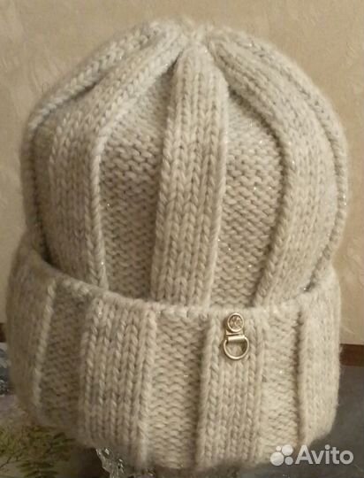 Комплект шапка и снуд женский