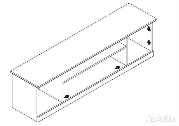 Тумба-комод под телевизор/brandon