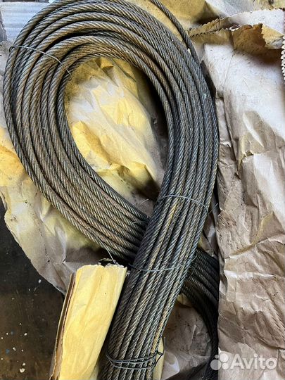Трос стальной 9 мм для лебедки