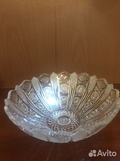 Хрустальная ваза богемия