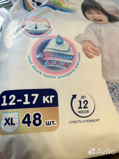 Manu трусики XL (12-17) и huggies для плавания