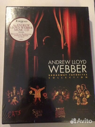 Andrew LLoyd Webber, Коллекционн.изд, 4 DVD, DD5.1