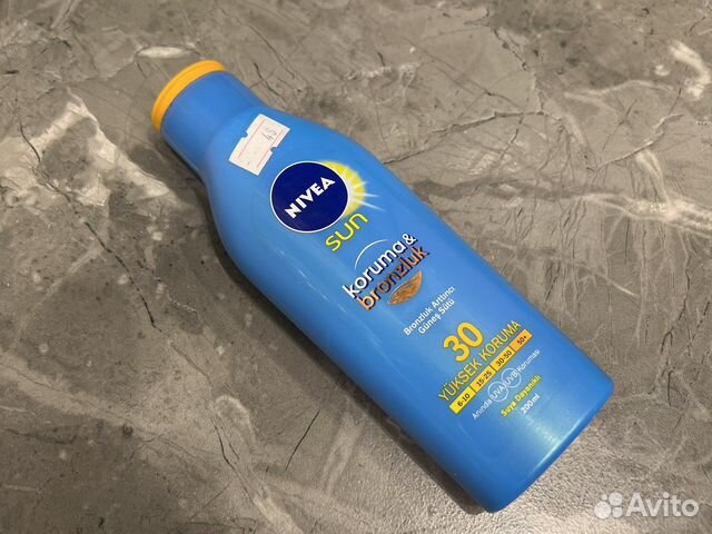 Крем для тела защита загар 30 SPF nivea Турция