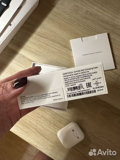 Наушники apple airpods 2