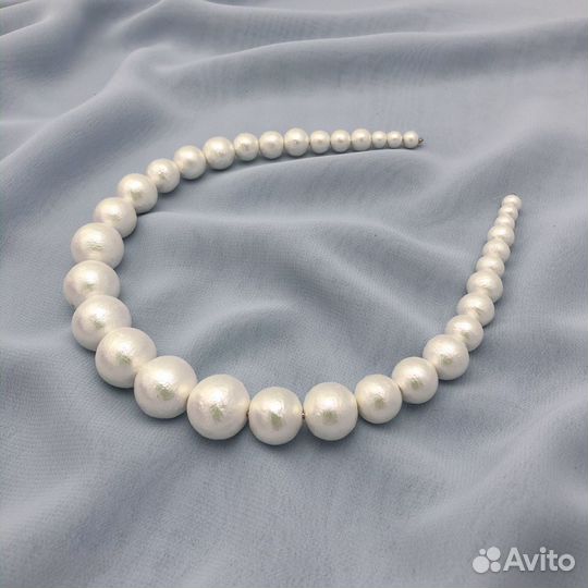Ободок с жемчугом
