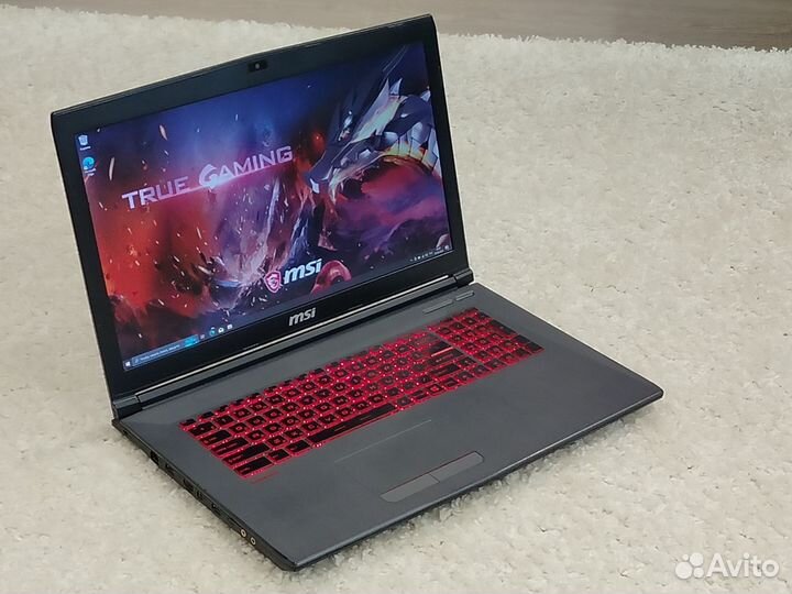 MSI GV72 i5/16GB/GTX1050/SSD255/1TB