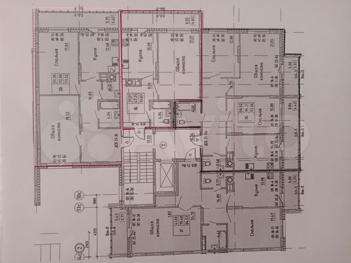 3-к. квартира, 93,1 м², 3/10 эт.