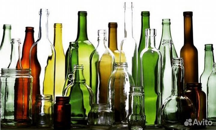 Стеклянные б/у бутылки