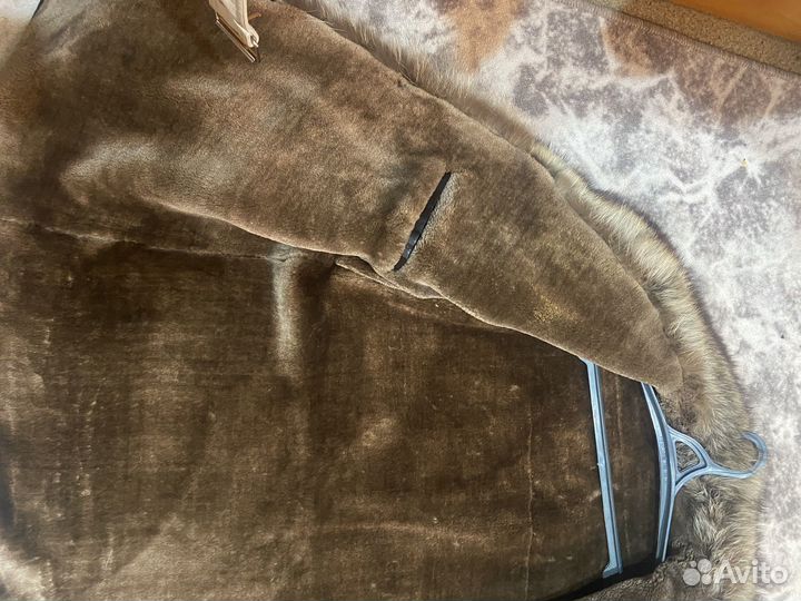 Кожаная куртка мужская с натуральным мехом