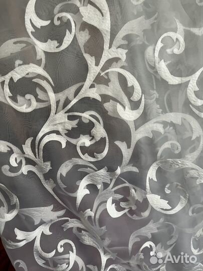 Шторы 2 комплекта (портьера и тюль)