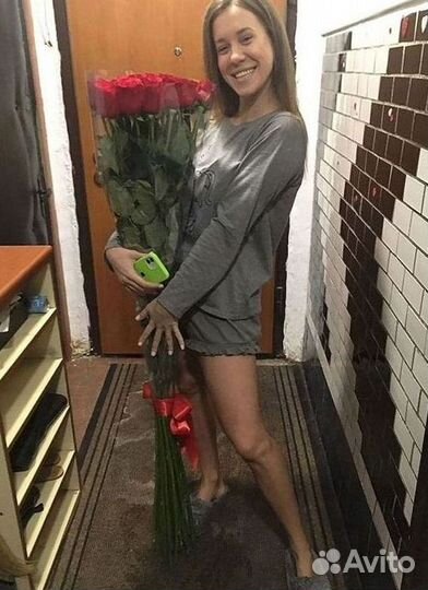 Высокие розы Доставка цветов