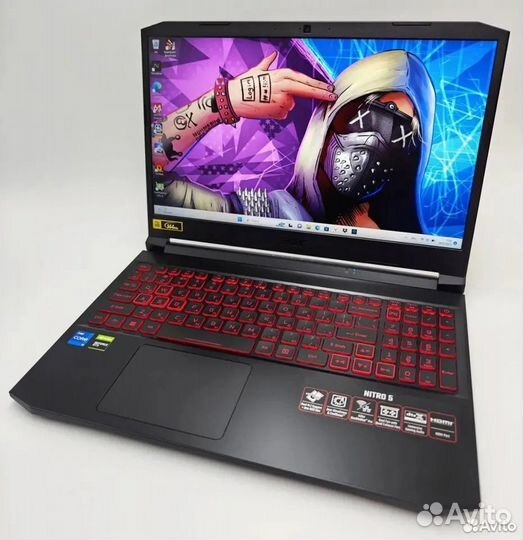 Acer nitro core i5 10300H 12Gb DDR4 GTX 1650Ti SSD