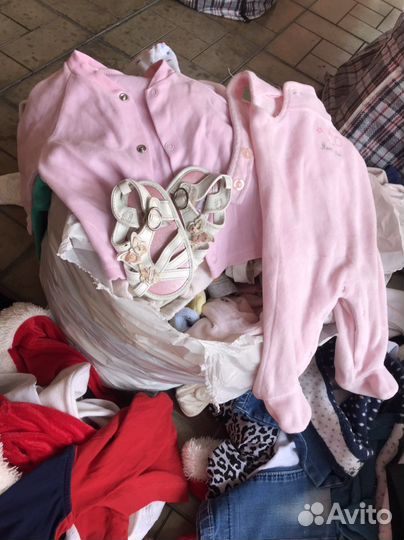 Пакет вещей для новорождённой девочки