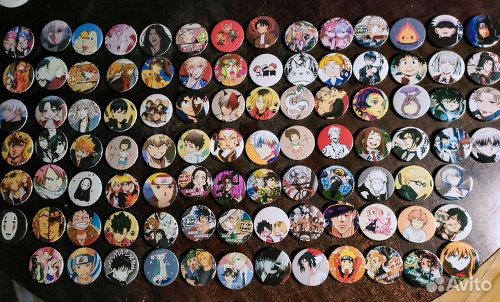 Значки с аниме