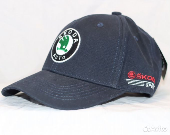 Новая бейсболка кепка Skoda Шкода синяя