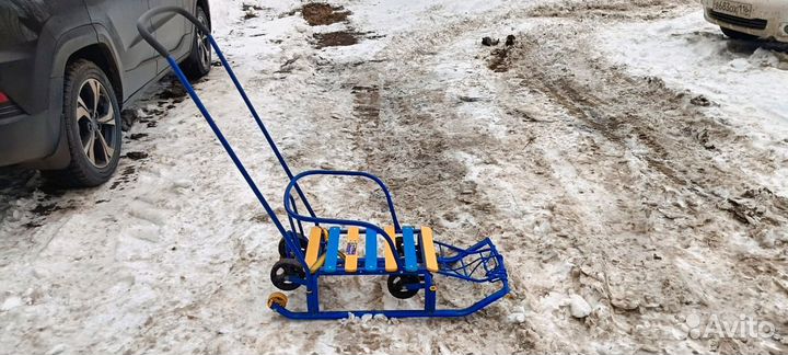 Санки на колесах