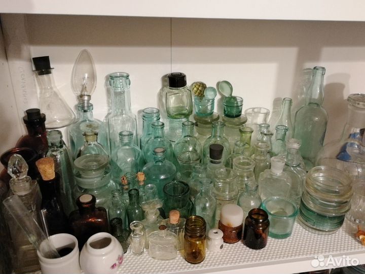 Пузырьки разные (флаконы, бутылочки ) старинные