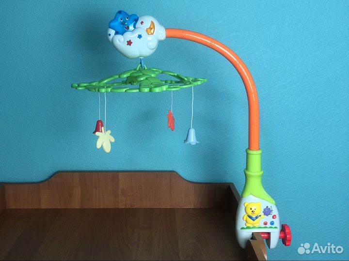 Музыкальный мобиль/каруселька на кроватку Потеша