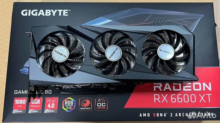 Видеокарта AMD Radeon RX 6600 XT Gigabyte Gaming O