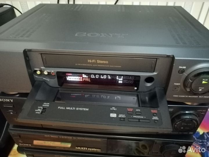 Видеомагнитофон sony hi fi стерео