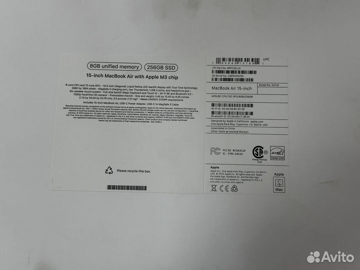 MacBook Air M3 Midnight Новый