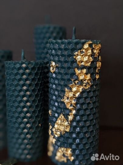 Свечи из вощины/ семейный очаг/аксессуары